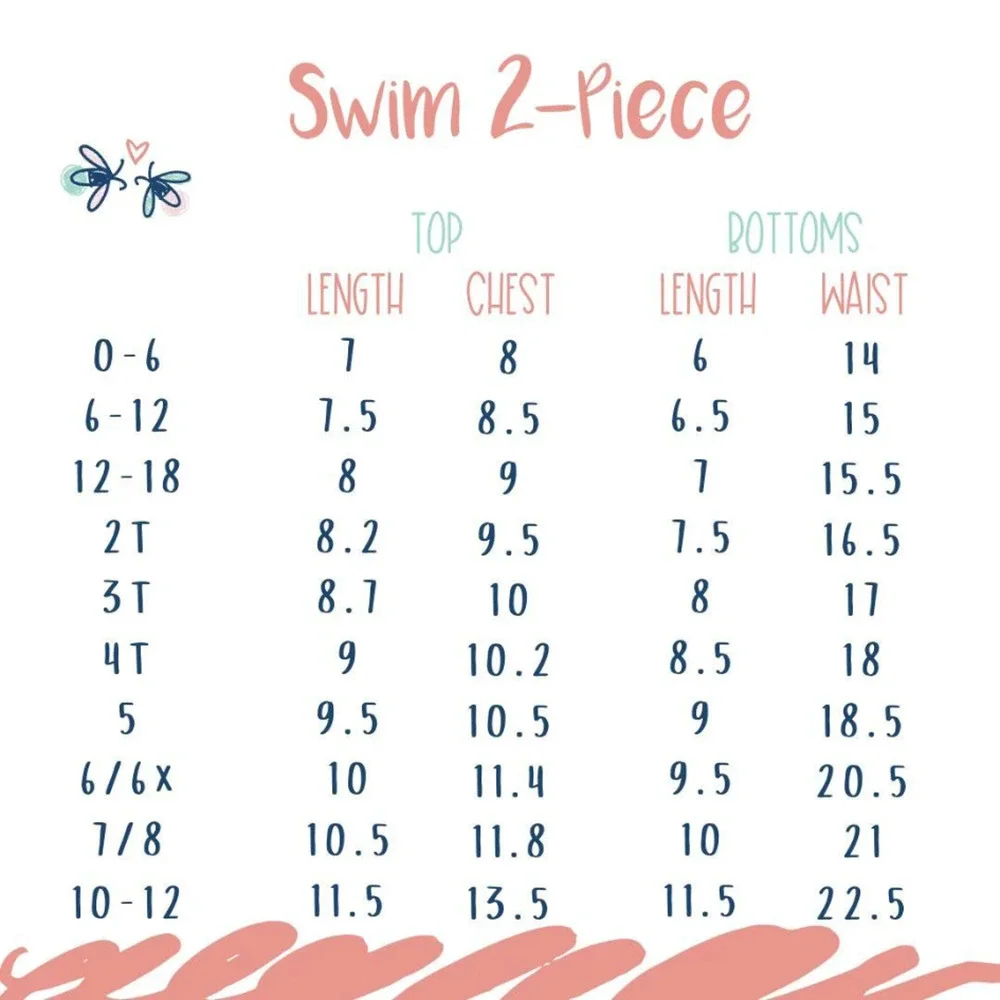 PETE + LUCY 3T Sweet Ladybugs Pink Two PIece Swim Set Size NEW Summer